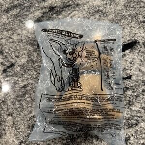 Vintage‎ Yo Quiero Taco Bell Plush Talking Dog-Sealed, Sitting With Microphone